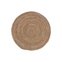 1x Placemats rond bruin rotan 38 cm 1x Placemats rond bruin rotan 38 cm
