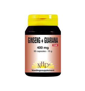 Ginseng guarana 400mg puur