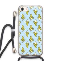 Bananas: iPhone 7 Transparant Hoesje met koord