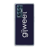 Gijweet: Oppo Find X3 Neo Transparant Hoesje