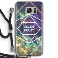 Negenduust ruimte: Samsung Galaxy S7 Transparant Hoesje met koord