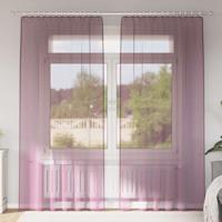 Gordijnen met lussen 2 st 140x245 cm paars