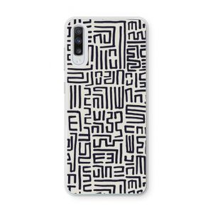 Moroccan Print: Samsung Galaxy A70 Transparant Hoesje