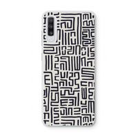 Moroccan Print: Samsung Galaxy A70 Transparant Hoesje