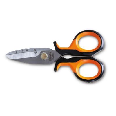 Beta 1128BSX Electricienschaar met trapsgewijze ruimer in etui - 011280061 011280061