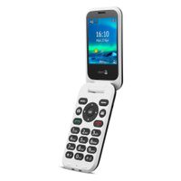 Doro 6820 4G Eenvoudige Klaptelefoon Wit/Zwart Doro 6820 4G Eenvoudige Klaptelefoon Wit/Zwart