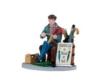Umbrella Vendor 5x10x13 cm Kersthuisje - Lemax
