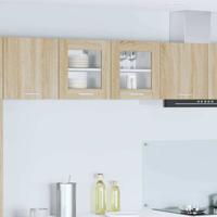 Hangkast Riga 2 pcs Sonoma Eiken 40 x 31 x 40 cm Bewerkt hout