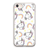 Rainbow Unicorn: iPhone 8 Transparant Hoesje
