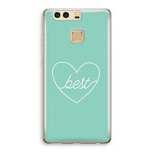 Best heart pastel: Huawei P9 Transparant Hoesje