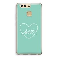 Best heart pastel: Huawei P9 Transparant Hoesje