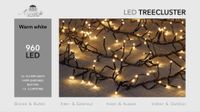 1,9-2,2m treecluster 12,5m/960led warm wit Anna's collection - Anna's Collection