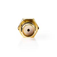 Nedis SMA-Adapter | SMA Female Omgekeerde Polariteit | SMA Female | Verguld | 50 Ohm | Recht | Koper | Goud | 2 Stuks | Doos - CSGB02113GD