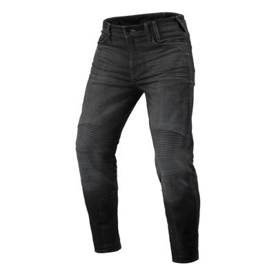 REV'IT! Moto 2 TF, Motorjeans heren, Donkergrijs used lengte 30