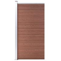 Schuttingpaneel 95x186 cm HKC bruin