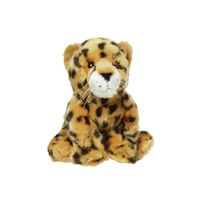 Pluche kleine cheetah/jachtluipaard knuffel van 18 cm   -