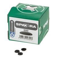 Spax afdekkap zwart(500)