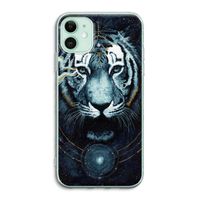 Darkness Tiger: iPhone 11 Transparant Hoesje