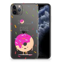 Apple iPhone 11 Pro Max Siliconen Case Donut Roze