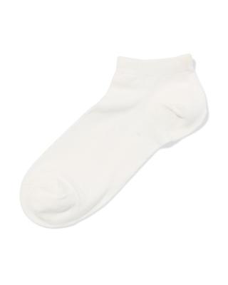 HEMA Heren Enkelsokken Bamboe Wit (wit)