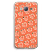 Just peachy: Samsung Galaxy J3 (2016) Transparant Hoesje