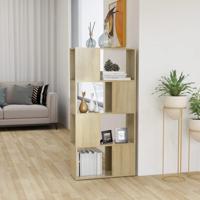 Boekenkast/kamerscherm 60x24x124,5 cm bewerkt hout sonoma eiken Boekenkast/kamerscherm 60x24x124,5 cm bewerkt hout sonoma eiken