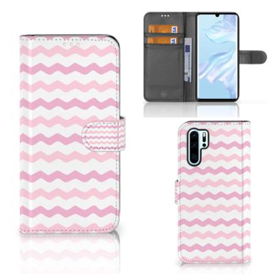 Huawei P30 Pro | Telefoon Hoesje | Waves Roze