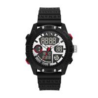Horlogeband Armani AX2960 Rubber Zwart 24mm