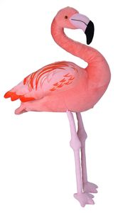 Pluche dieren knuffels grote flamingo van 76 cm   -