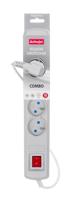 Activejet ACP-5GN 3M SZ power uitbreiding 5 AC-uitgang(en) Binnen Grijs