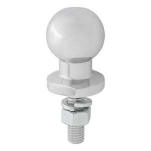Proplus Trekhaakkogel 50 mm recht staal m16 x 55 mm zilver