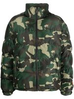 Heron Preston veste matelassée à imprimé camouflage - Vert