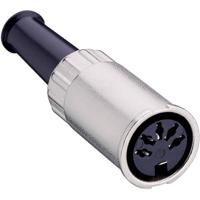 Lumberg 0122 03 DIN-connector Bus, recht Aantal polen: 3 Zilver 1 stuk(s)