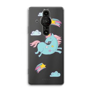 Vliegende eenhoorn: Sony Xperia Pro-I Transparant Hoesje