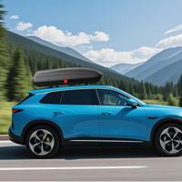 Dakkoffer Hardcase Auto Bevestiging Opbergkoffer met Veiligheidssleutels Zwart