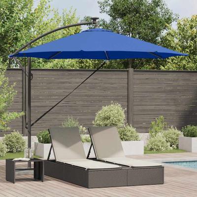 Cantilever Banana Parasol azuurblauw 294 x 294 x 248 cm