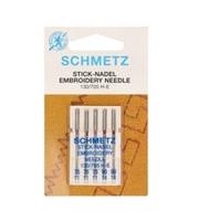 Schmetz Borduurnaalden Dikte 75/90 - 1 x 5 Naalden op kaart