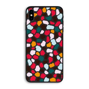 Colored Giraffe: iPhone XS Max Biologisch afbreekbaar hoesje