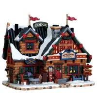Lemax apres-ski lodge verlicht kersthuisje Vail Village 2017