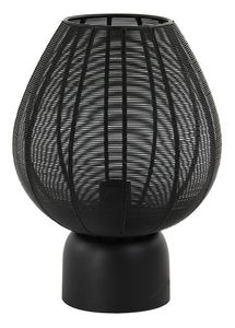 Light & Living Tafellamp 'Suneko' 34cm hoog, kleur Mat Zwart