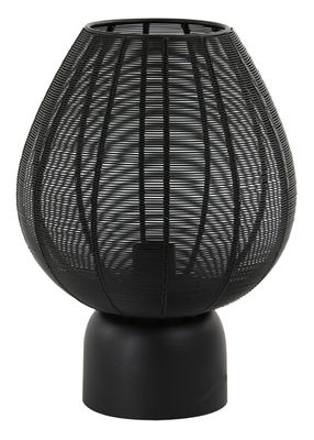 Light & Living Tafellamp 'Suneko' 34cm hoog, kleur Mat Zwart