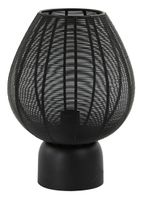 Light & Living Tafellamp 'Suneko' 34cm hoog, kleur Mat Zwart