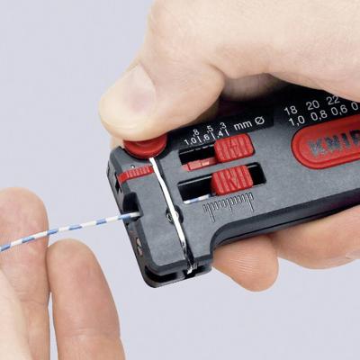 Knipex 12 80 040 SB 12 80 040 SB Draadstripper Geschikt voor CU-kabel 0.12 tot 0.4 mm Knipex 12 80 040 SB 12 80 040 SB Draadstripper Geschikt voor CU-kabel 0.12 tot 0.4 mm