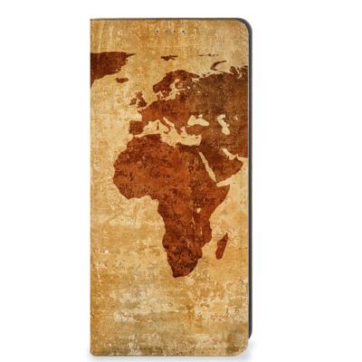 OPPO A78 | A58 5G | Book Cover | Wereldkaart OPPO A78 | A58 5G | Book Cover | Wereldkaart