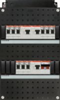 ABB-HAF HAD 333333-222+H42 | 9-groepenverdeler met hoofdschakelaar 1F 230V