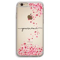 Hartjes en kusjes: iPhone 6 Plus / 6S Plus Transparant Hoesje