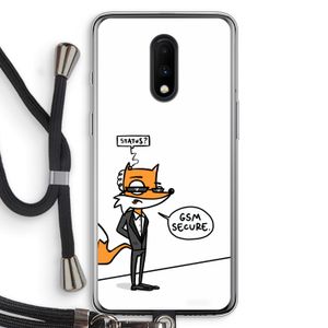 GSM secure: OnePlus 7 Transparant Hoesje met koord