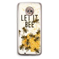 Let it bee: Motorola Moto G6 Transparant Hoesje