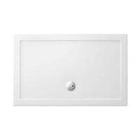 Crosswater Showertray douchebak 120x90x4cm rechthoek wit ST0R91200