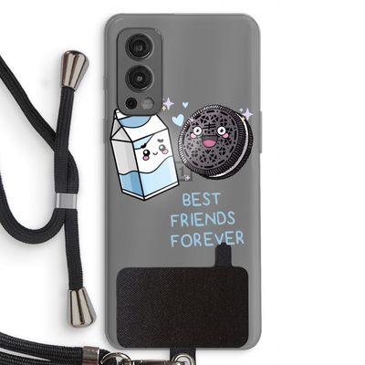 Best Friend Forever: OnePlus Nord 2 5G Transparant Hoesje met koord